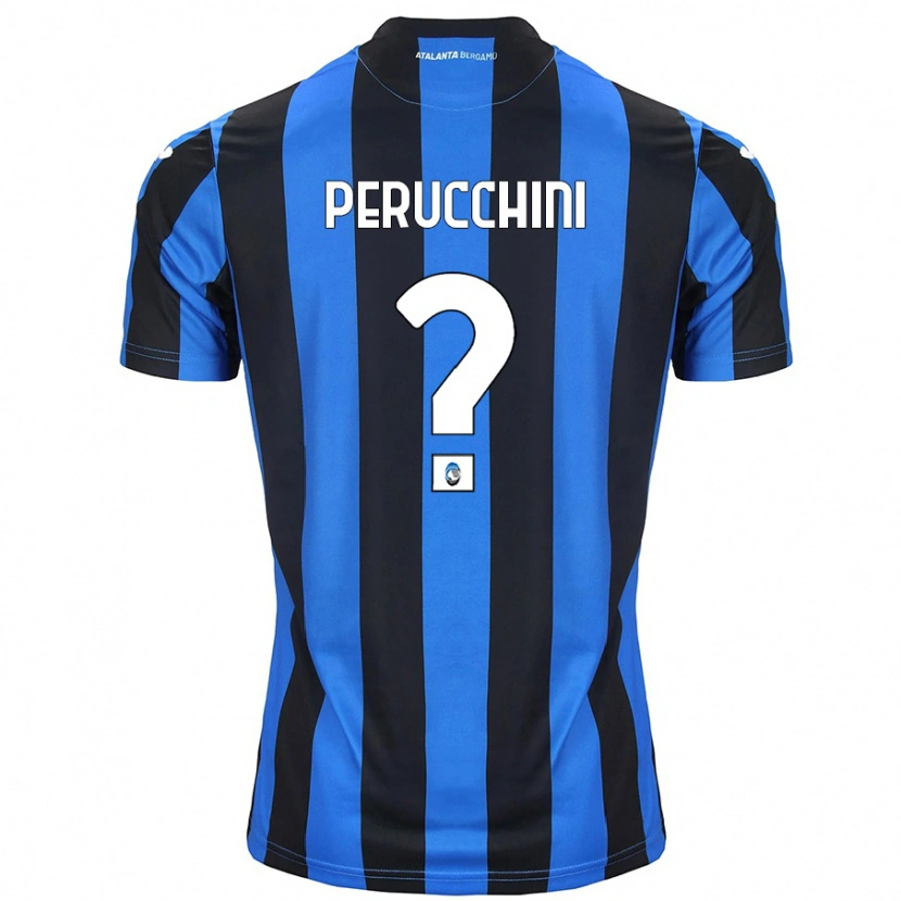 Danxen Kid Simone Perucchini #0 Blue Black Home Jersey 2024/25 T-Shirt