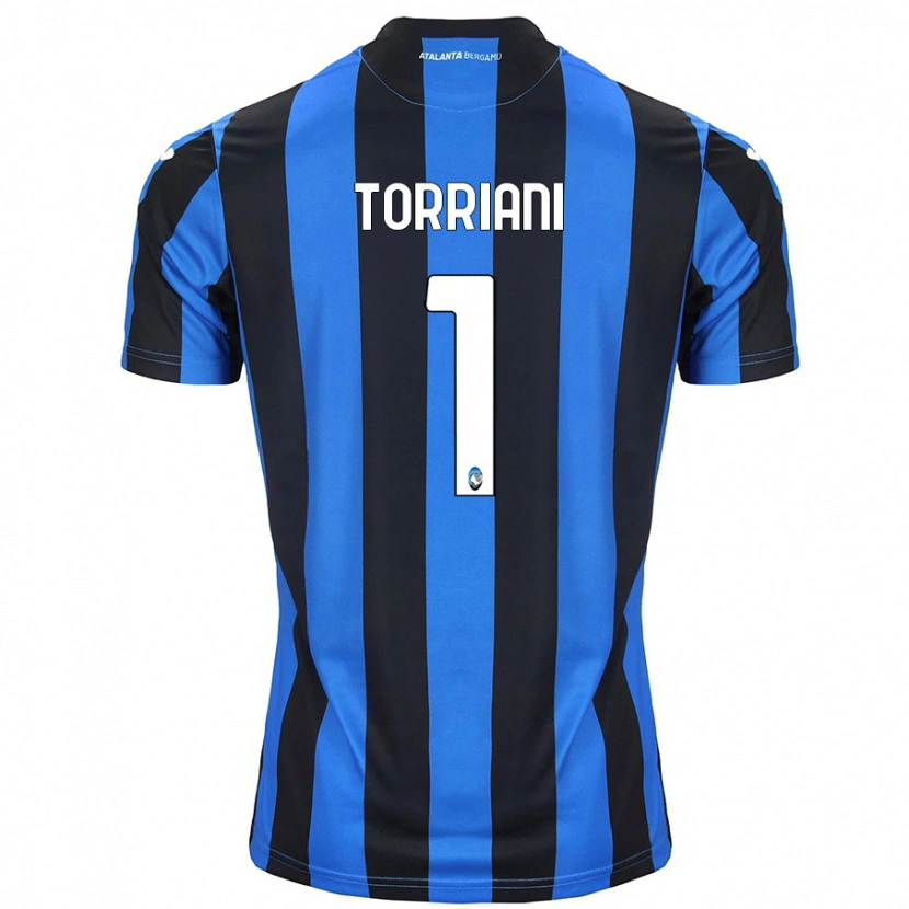 Danxen Kid Andrea Torriani #1 Blue Black Home Jersey 2024/25 T-Shirt