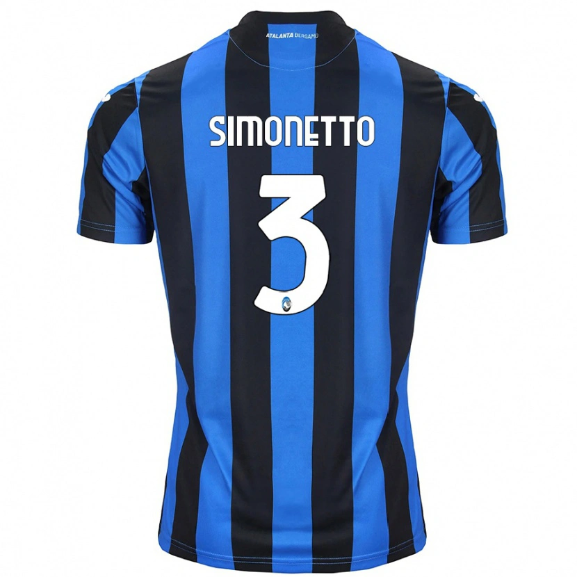 Danxen Kid Federico Simonetto #3 Blue Black Home Jersey 2024/25 T-Shirt