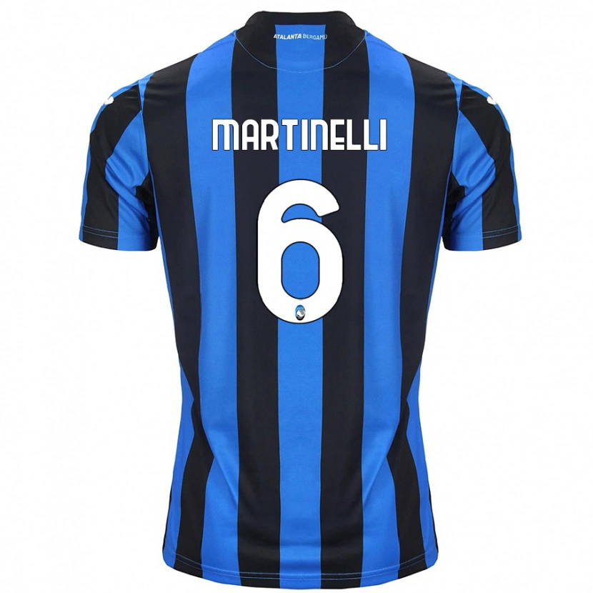 Danxen Kid Gabriel Martinelli #6 Blue Black Home Jersey 2024/25 T-Shirt