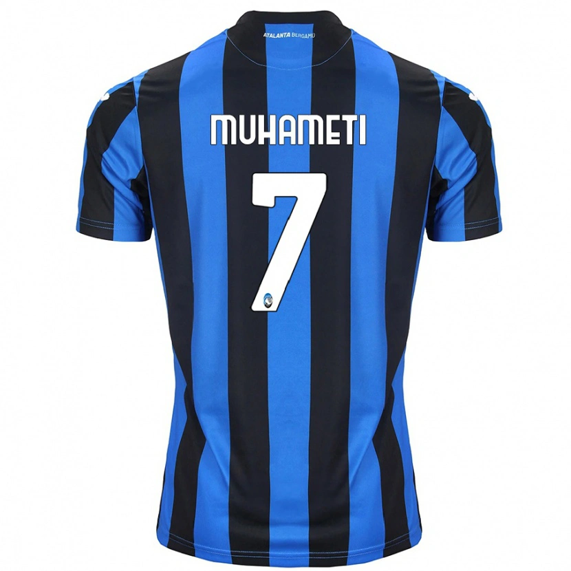 Danxen Kid Endri Muhameti #7 Blue Black Home Jersey 2024/25 T-Shirt