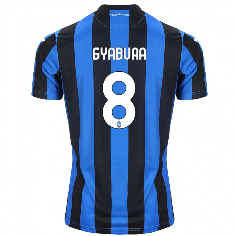 Danxen Kid Emmanuel Gyabuaa #8 Blue Black Home Jersey 2024/25 T-Shirt