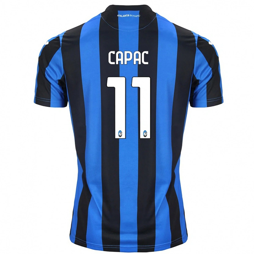 Danxen Kid Alexandru Capac #11 Blue Black Home Jersey 2024/25 T-Shirt