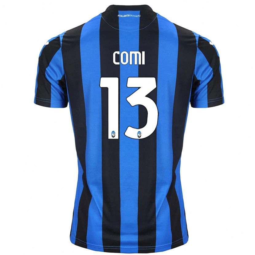 Danxen Kid Pietro Comi #13 Blue Black Home Jersey 2024/25 T-Shirt