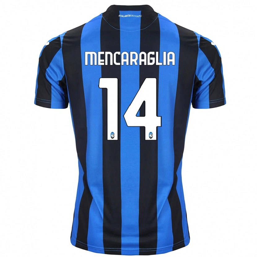 Danxen Kid Filippo Mencaraglia #14 Blue Black Home Jersey 2024/25 T-Shirt