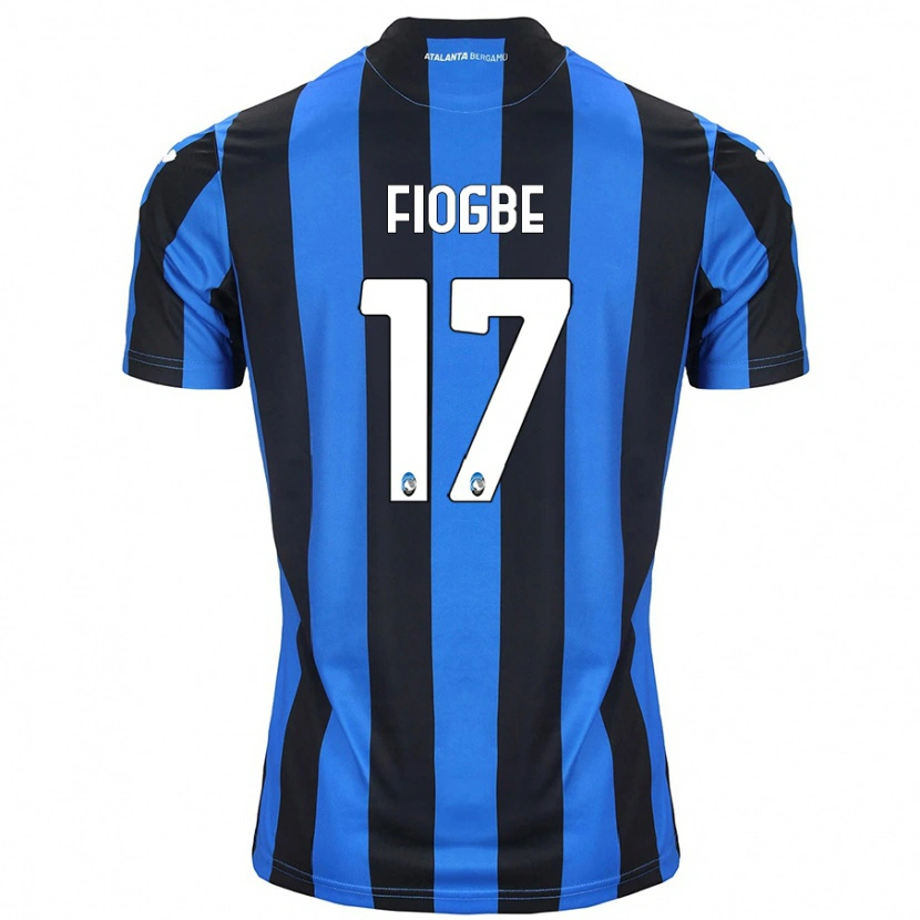 Danxen Kid Candas Fiogbe #17 Blue Black Home Jersey 2024/25 T-Shirt