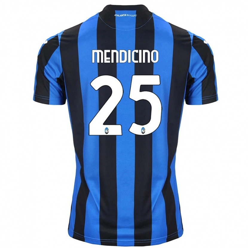 Danxen Kid Leonardo Mendicino #25 Blue Black Home Jersey 2024/25 T-Shirt