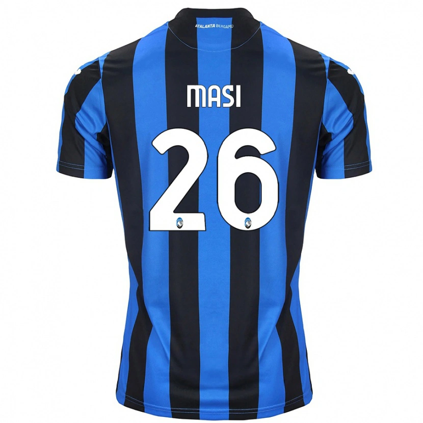 Danxen Kid Alberto Masi #26 Blue Black Home Jersey 2024/25 T-Shirt