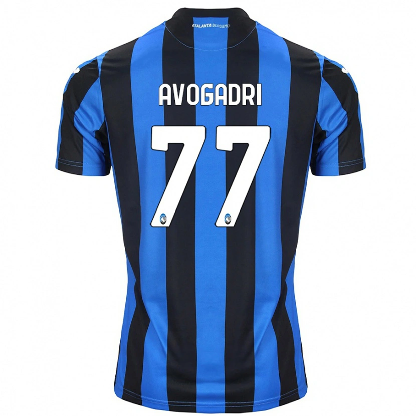 Danxen Kid Lorenzo Avogadri #77 Blue Black Home Jersey 2024/25 T-Shirt