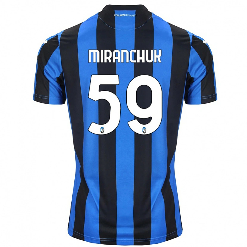 Danxen Kid Aleksey Miranchuk #59 Blue Black Home Jersey 2024/25 T-Shirt