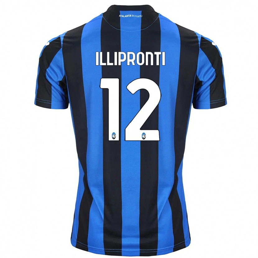 Danxen Kid Filippo Illipronti #12 Blue Black Home Jersey 2024/25 T-Shirt