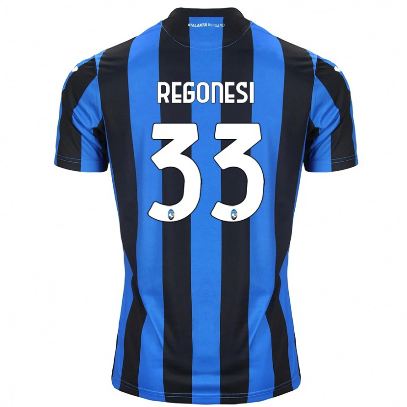 Danxen Kid Iacopo Regonesi #33 Blue Black Home Jersey 2024/25 T-Shirt