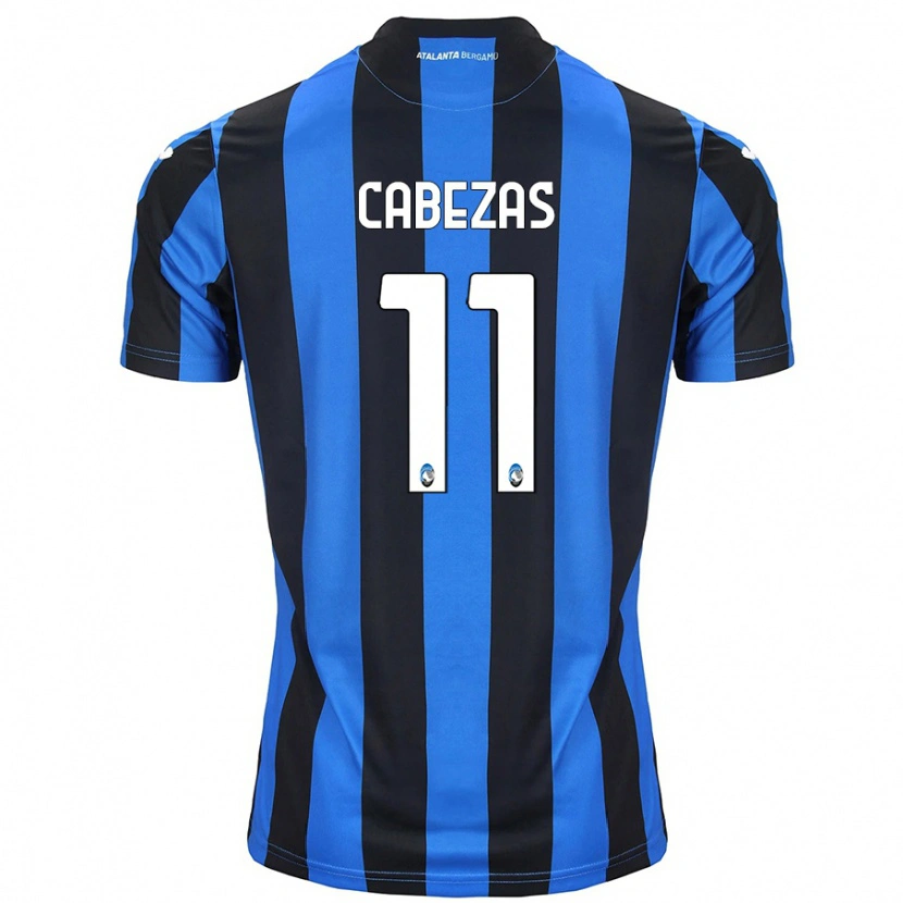 Danxen Kid Bryan Cabezas #11 Blue Black Home Jersey 2024/25 T-Shirt