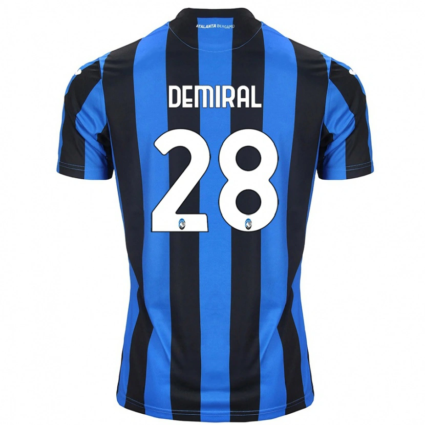 Danxen Kid Merih Demiral #28 Blue Black Home Jersey 2024/25 T-Shirt