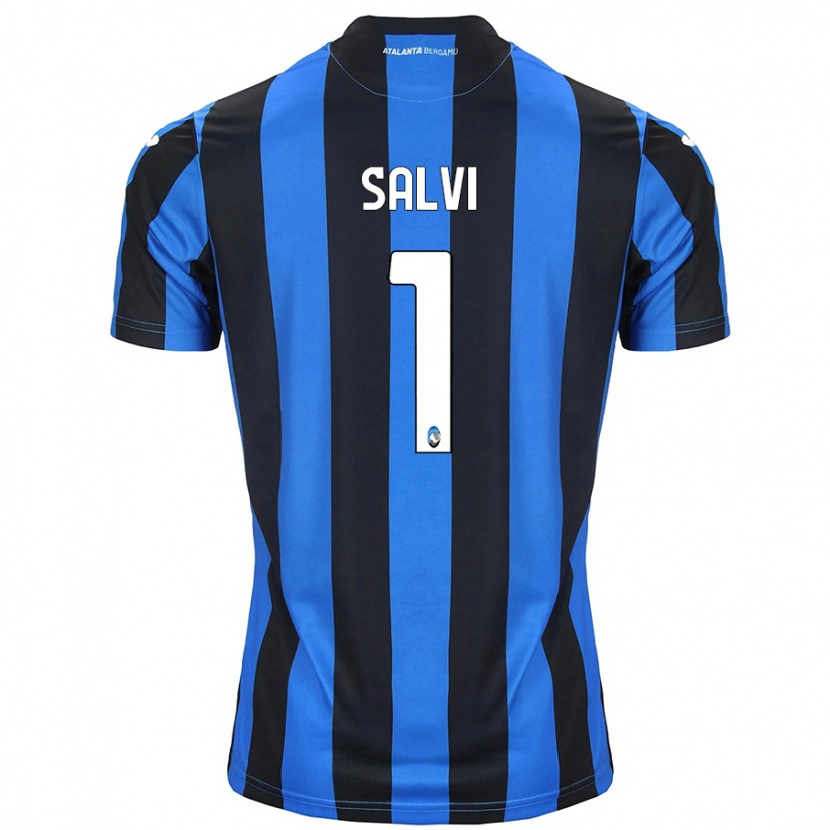 Danxen Kid Margherita Salvi #1 Blue Black Home Jersey 2024/25 T-Shirt