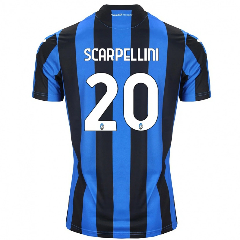 Danxen Kid Andrea Scarpellini #20 Blue Black Home Jersey 2024/25 T-Shirt