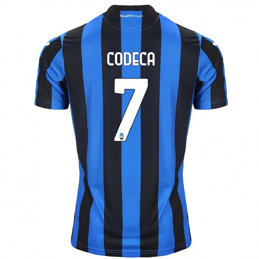 Danxen Kid Bianca Codeca #7 Blue Black Home Jersey 2024/25 T-Shirt