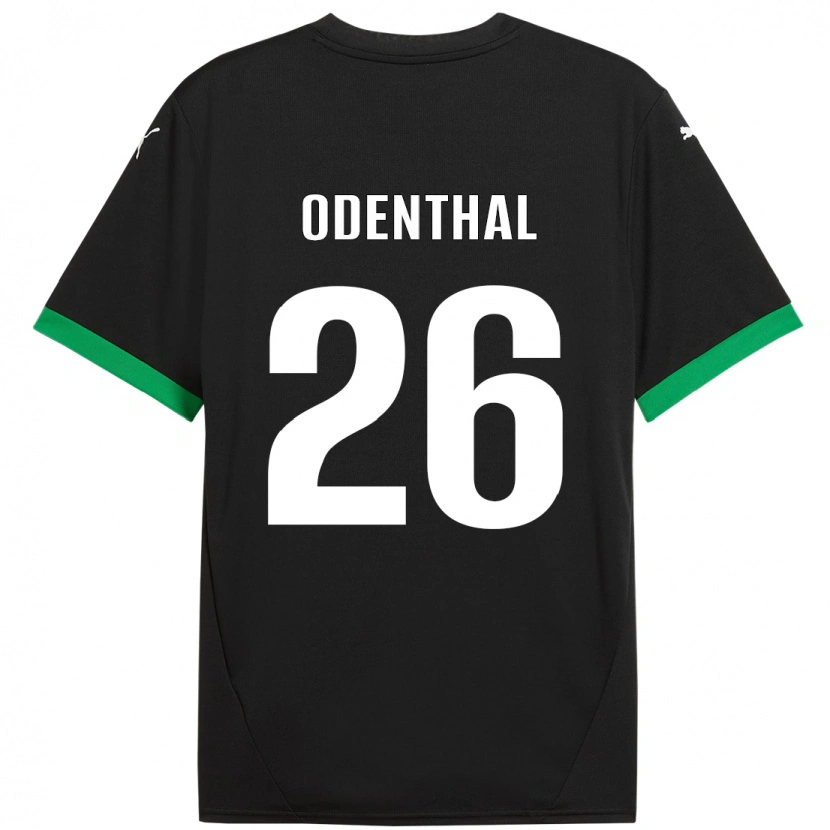 Danxen Kid Cas Odenthal #26 Black Dark Green Home Jersey 2024/25 T-Shirt