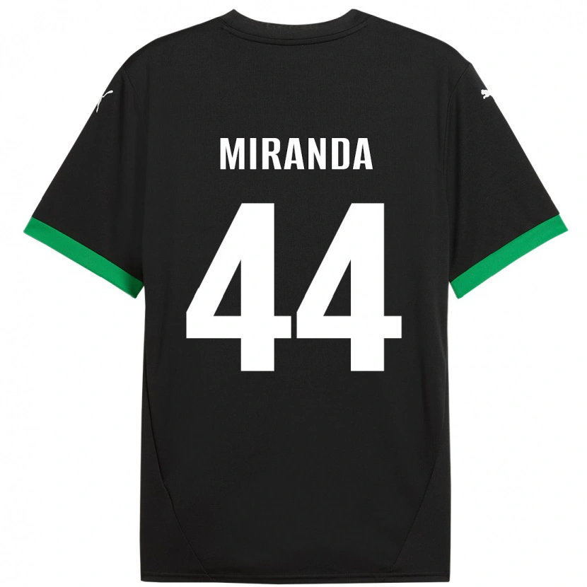 Danxen Kid Kevin Miranda #44 Black Dark Green Home Jersey 2024/25 T-Shirt