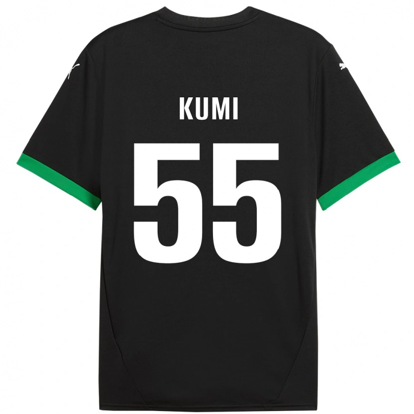 Danxen Kid Justin Kumi #55 Black Dark Green Home Jersey 2024/25 T-Shirt