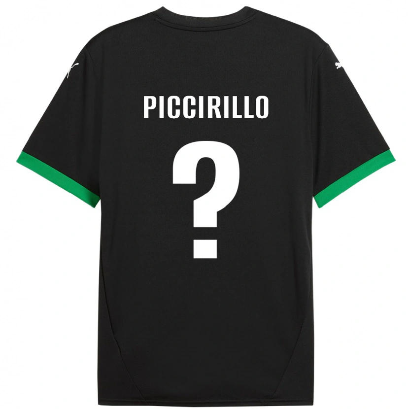 Danxen Kid Michele Piccirillo #0 Black Dark Green Home Jersey 2024/25 T-Shirt