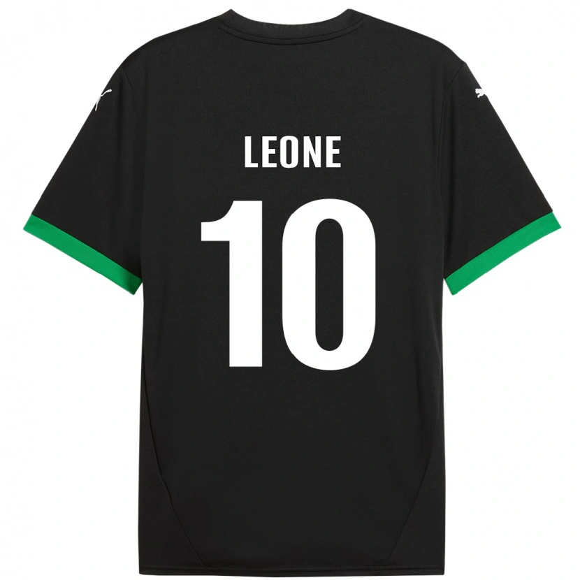 Danxen Kid Kevin Leone #10 Black Dark Green Home Jersey 2024/25 T-Shirt