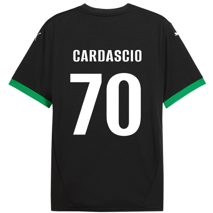 Danxen Kid Alessandro Cardascio #70 Black Dark Green Home Jersey 2024/25 T-Shirt