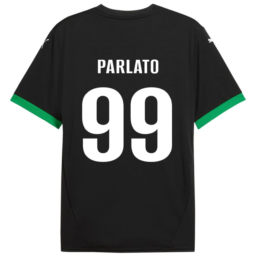 Danxen Kid Claudio Parlato #99 Black Dark Green Home Jersey 2024/25 T-Shirt