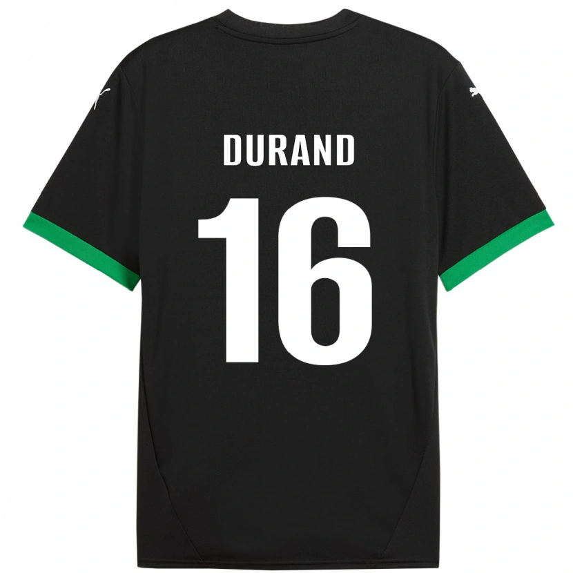 Danxen Kid Solène Durand #16 Black Dark Green Home Jersey 2024/25 T-Shirt