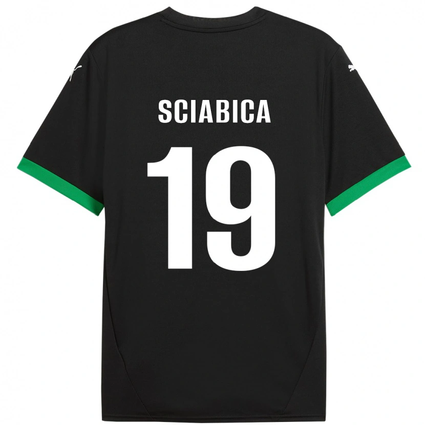 Danxen Kid Manuela Sciabica #19 Black Dark Green Home Jersey 2024/25 T-Shirt