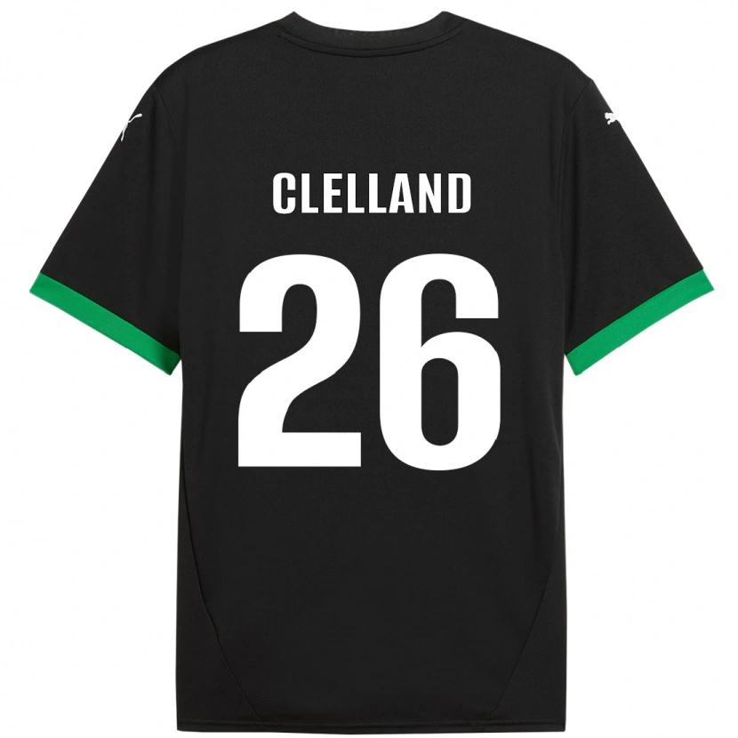 Danxen Kid Lana Clelland #26 Black Dark Green Home Jersey 2024/25 T-Shirt