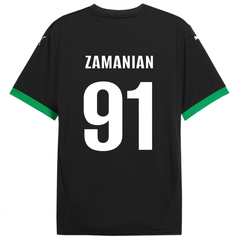 Danxen Kid Annahita Zamanian #91 Black Dark Green Home Jersey 2024/25 T-Shirt