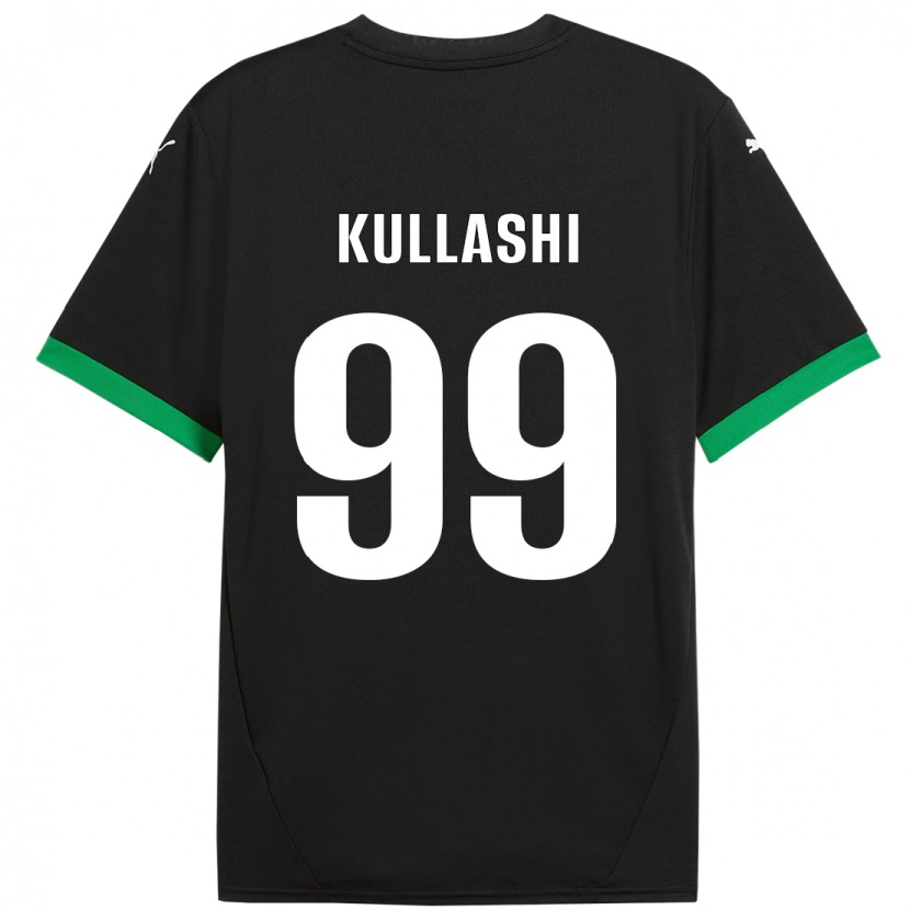 Danxen Kid Loreta Kullashi #99 Black Dark Green Home Jersey 2024/25 T-Shirt