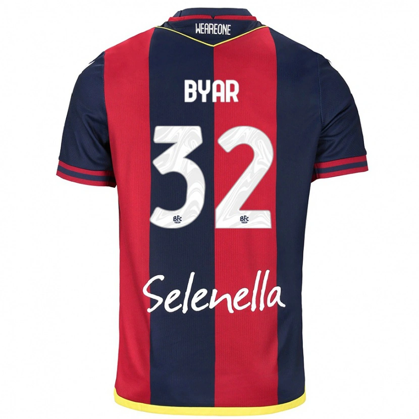 Danxen Kid Naïm Byar #32 Red Royal Blue Home Jersey 2024/25 T-Shirt