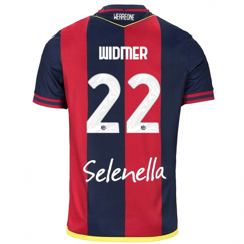 Danxen Kid Renato Widmer D’autilia #22 Red Royal Blue Home Jersey 2024/25 T-Shirt