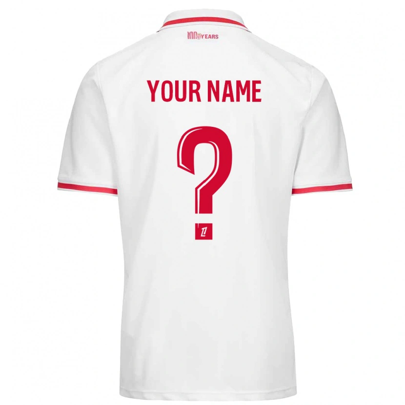 Danxen Kid Your Name #0 White Red Home Jersey 2024/25 T-Shirt