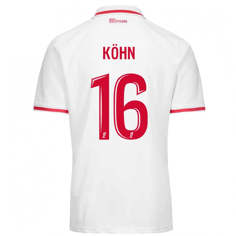 Danxen Kid Philipp Köhn #16 White Red Home Jersey 2024/25 T-Shirt