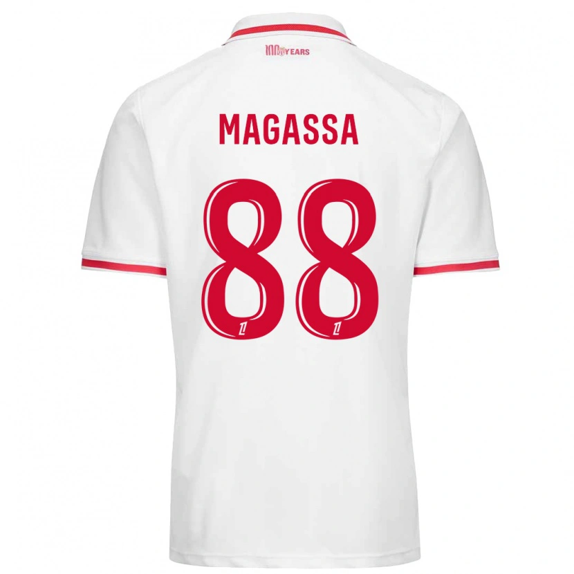 Danxen Kid Soungoutou Magassa #88 White Red Home Jersey 2024/25 T-Shirt