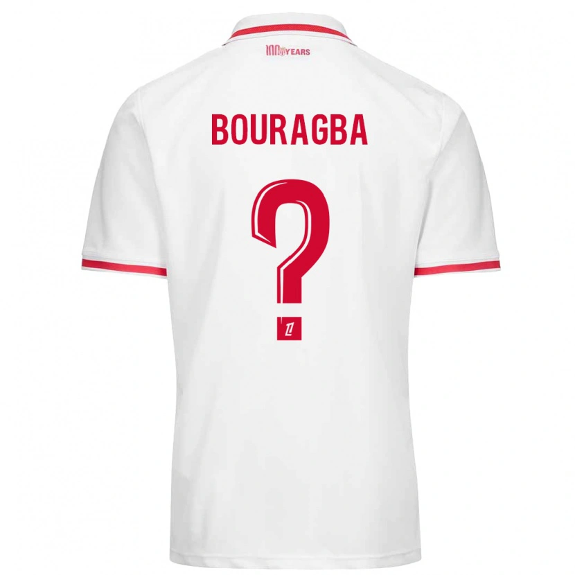 Danxen Kid Ouanis Bouragba #0 White Red Home Jersey 2024/25 T-Shirt