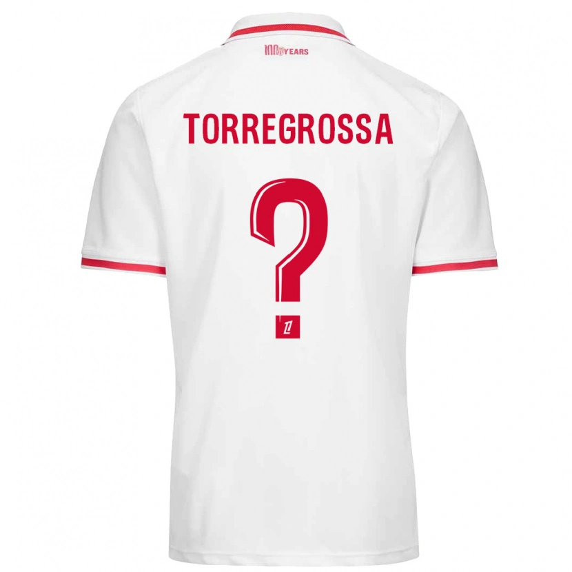 Danxen Kid Hugo Torregrossa #0 White Red Home Jersey 2024/25 T-Shirt