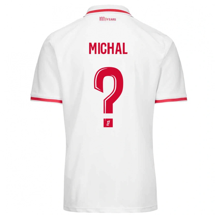 Danxen Kid Lucas Michal #0 White Red Home Jersey 2024/25 T-Shirt