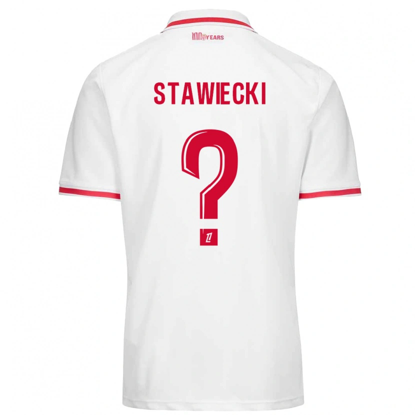 Danxen Kid Jules Stawiecki #0 White Red Home Jersey 2024/25 T-Shirt