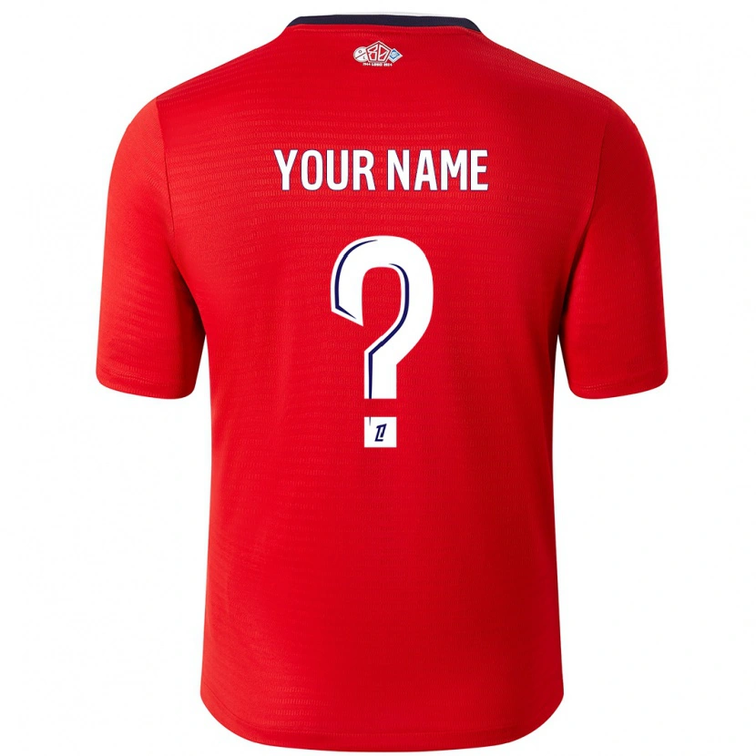 Danxen Kid Your Name #0 Red White Home Jersey 2024/25 T-Shirt