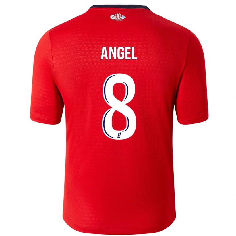 Danxen Kid Angel Gomes #8 Red White Home Jersey 2024/25 T-Shirt