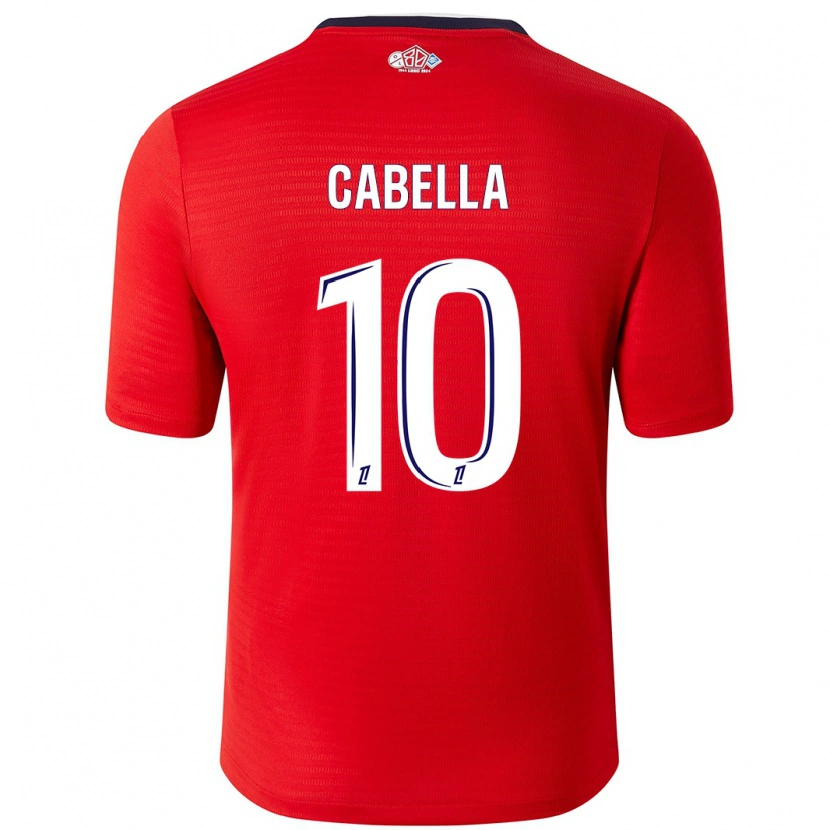 Danxen Kid Rémy Cabella #10 Red White Home Jersey 2024/25 T-Shirt