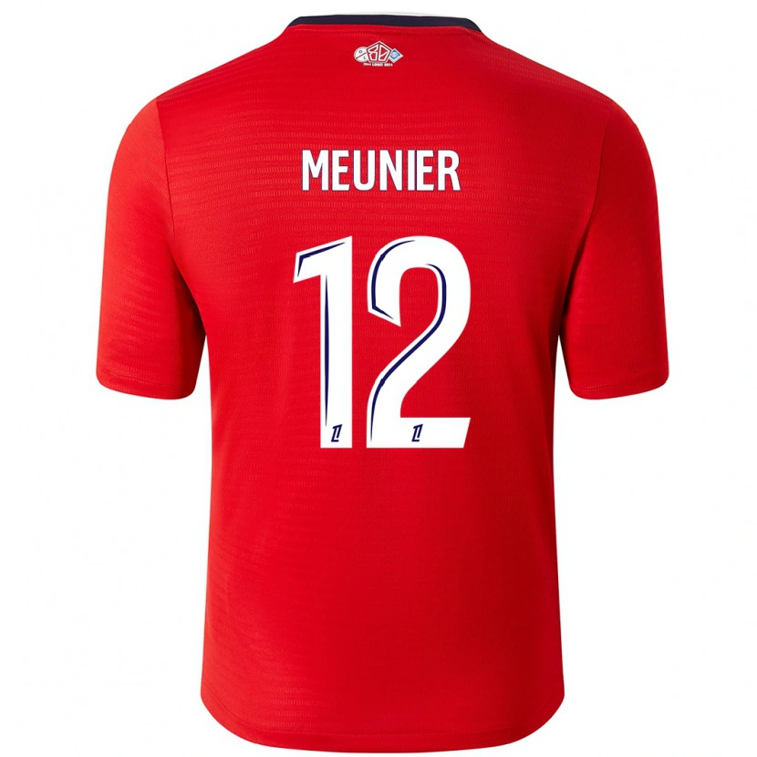 Danxen Kid Thomas Meunier #12 Red White Home Jersey 2024/25 T-Shirt