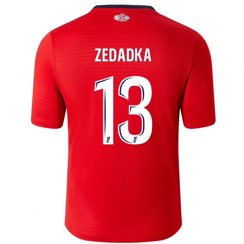 Danxen Kid Akim Zedadka #13 Red White Home Jersey 2024/25 T-Shirt