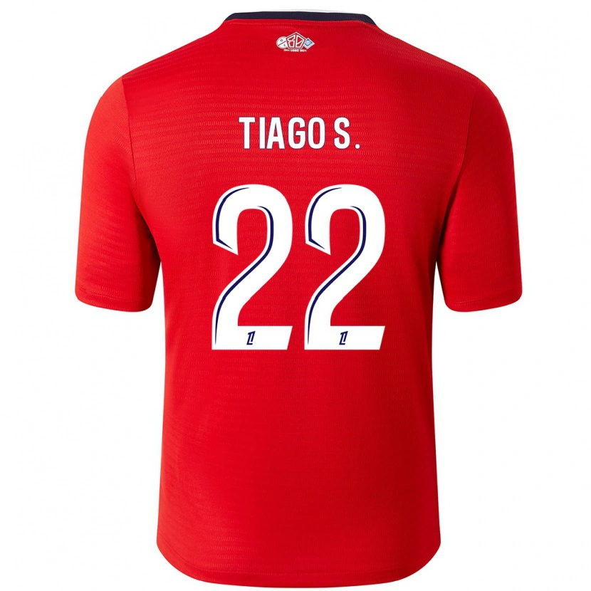 Danxen Kid Tiago Santos #22 Red White Home Jersey 2024/25 T-Shirt