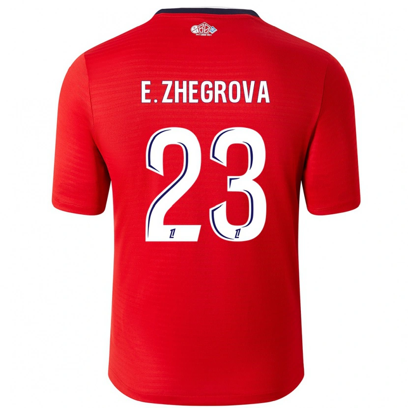 Danxen Kid Edon Zhegrova #23 Red White Home Jersey 2024/25 T-Shirt