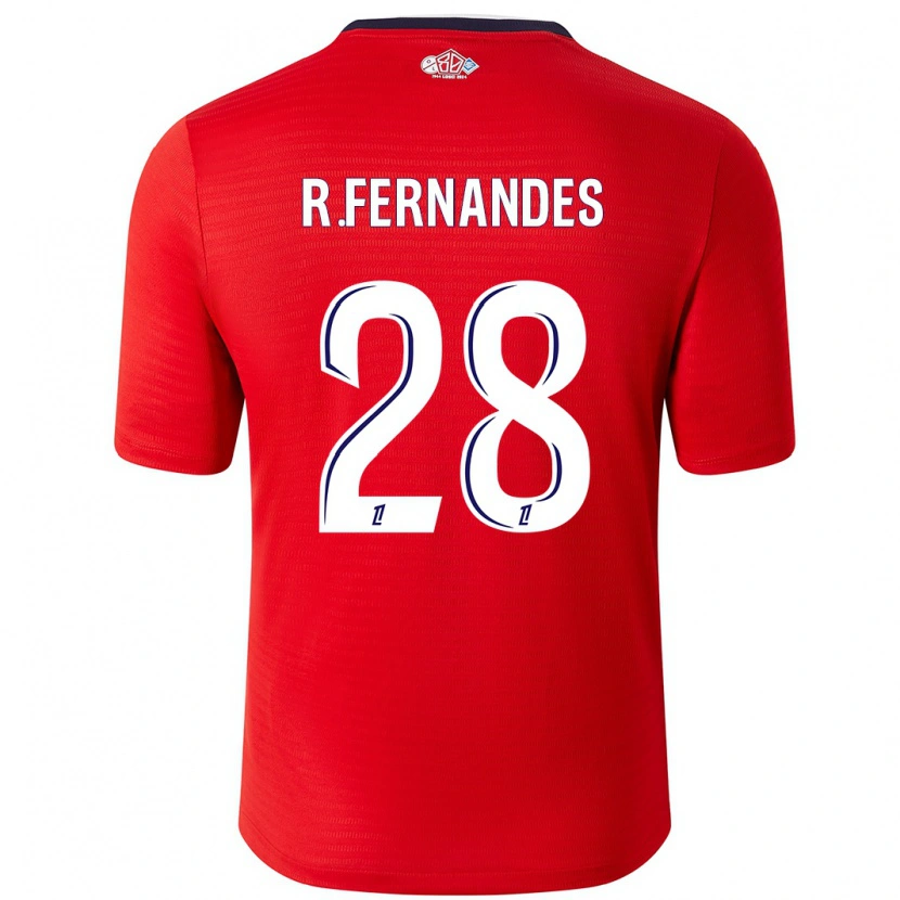 Danxen Kid Rafael Fernandes #28 Red White Home Jersey 2024/25 T-Shirt